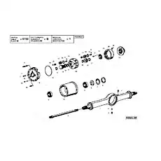 LOCK WASHER - Блок «Передний привод оси - Корпус»  (номер на схеме: 31)