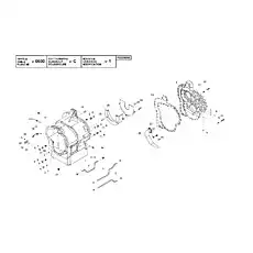 GASKET - Блок «GEARBOX - HOUSING AND REAR COVER»  (номер на схеме: 13)