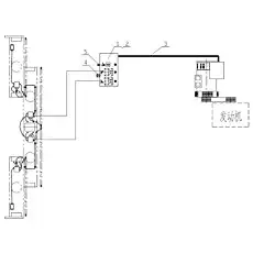 CURRENT HEATING CABLE - Блок «Система переменного тока отопления 200902019»  (номер на схеме: 3)