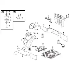 Grommet - Блок &laquo;Аксессуар кабины&raquo;  (номер на схеме: 20)
