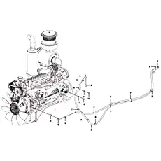 Cable tie LG13-ZS4×185 - Блок &laquo;Двигатель&raquo;  (номер на схеме: 7)
