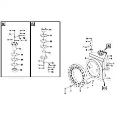 Bolt - Блок &laquo;Hinged support assembly&raquo;  (номер на схеме: 15)