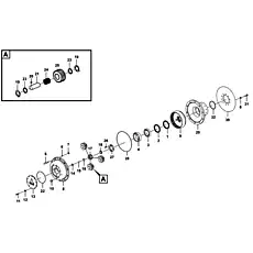 Block - Блок «Бортовой редуктор»  (номер на схеме: 14)