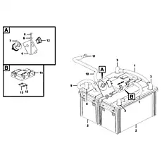 Cable sleeve - Блок &laquo;Электрическая система питания&raquo;  (номер на схеме: 3)