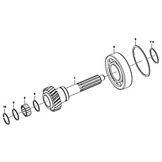 Вал и муфта в сборе