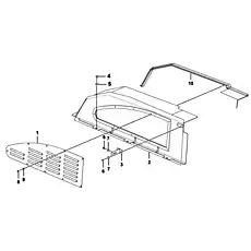 Washer GB96.1-6EpZn-300HV - Блок &laquo;Splash shield&raquo;  (номер на схеме: 9)