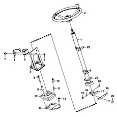 Рулевая колонка в сборе