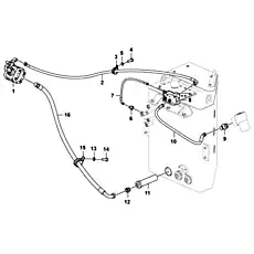 Nipple 1CH-36-33 - Блок &laquo;Насос рулевого управления&raquo;  (номер на схеме: 12)