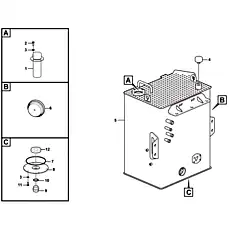 O-ring GB3452.1-150×3.55G - Блок &laquo;Бак&raquo;  (номер на схеме: 7)
