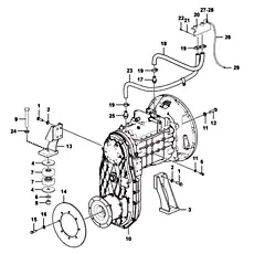 Bolt GB5783-M10×30EpZn-8.8 - Блок «Коробка передач в сборе»  (номер на схеме: 5)