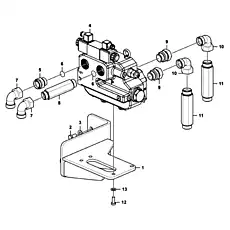 Nipple EW28LOMDA3C - Блок &laquo;Клапан в сборе&raquo;  (номер на схеме: 10)