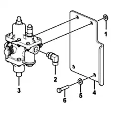 Valve ST-50G - Блок &laquo;Водный разделитель в сборе&raquo;  (номер на схеме: 3)