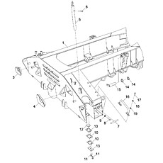 CHASSIS FRAME ASSEMBLY D00757702820000000Y