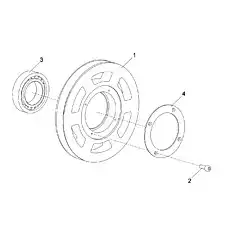 Anti-friction bearing - Блок «GUIDE PULLEY ASSY. D00755708700600000Y»  (номер на схеме: 3)