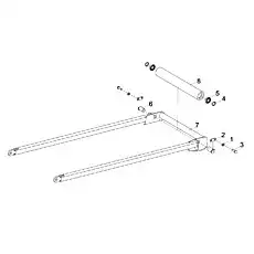 Rope guide - Блок «ROPE GUIDE ASSY. D00755700100600000Y»  (номер на схеме: 7)