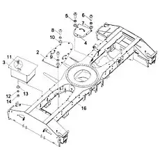 Washer - Блок «TOOLBOX AND PLATFORM ASSY. D00757919410000002Y»  (номер на схеме: 13)