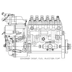 GOVERNOR GROUP, FUEL INJECTION PUMP - Блок «GOVERNOR GROUP, FUEL INJECTION PUMP S00005170»  (номер на схеме: 1)