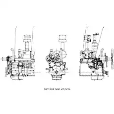 JOINT, OIL MANOMETER - Блок «PARTS GROUP, ENGINE APPLICATION S00017243»  (номер на схеме: 2)