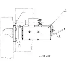 GASKET - Блок «STARTER GROUP C11AZ-11AZ003»  (номер на схеме: 1)