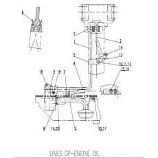 LINES GP-ENGINE OIL C19AZ-M19AZ001