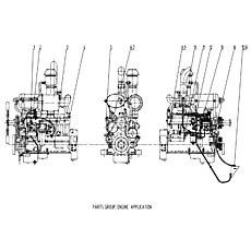 PARTS GROUP, ENGINE APPLICATION S00018746
