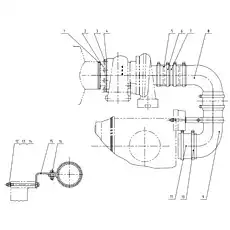 AIR INLET PIPE ELBOW, COMPRESSOR - Блок «AIR INTAKE LINE GROUP (S00018327)»  (номер на схеме: 8)