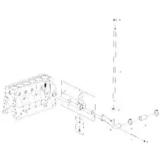 CLAMP - Блок «Кронштейн натяжителя, впускной патрубок водяного насоса»  (номер на схеме: 11)