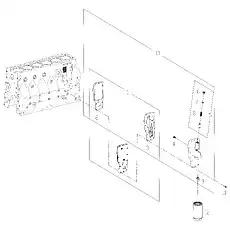 BOLT - Блок «Охладитель, фильтр»  (номер на схеме: 11)