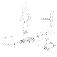 SPRING CLAMP - Блок «Воздушный фильтр, глушитель, выхлопная труба, выхлопная труба»  (номер на схеме: 2)