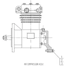 PLAIN WASHER GB/T97.1-10-200HV-ZN.D - Блок «AIR COMPRESSOR ASSY D47-000-26»  (номер на схеме: 2)