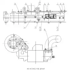 COMPOSITE HARD SEAL GASKET Q/SC1294-10 - Блок «AIR INTAKE PIPE GROUP S00003797»  (номер на схеме: 19)