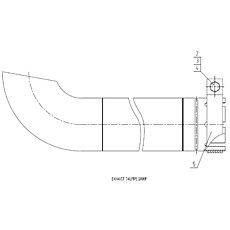 EXHAUST TAILPIPE GROUP WG-08-000