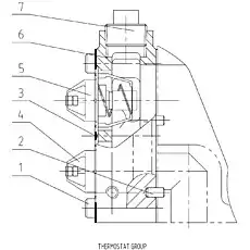 GASKET - Блок «THERMOSTAT GROUP D22-000-35»  (номер на схеме: 3)
