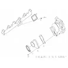 HEXAGON NUT GB/T41-M8-Y - Блок «EXHAUST LINES GROUP»  (номер на схеме: 8)