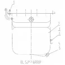 HEX HEAD BOLT (FLANGED) Q/SC622-M8*16 - Блок «OIL SUMP GROUP»  (номер на схеме: 1)