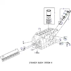 PARALLEL PIN GB/T119-A10*20 - Блок «CYLINDER BLOCK SYSTEM 2»  (номер на схеме: 15)
