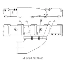 GASKET, AIR INTAKE PIPE - Блок «AIR INTAKE PIPE GROUP S00003490»  (номер на схеме: 2)