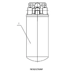 FUEL FILTER ASSEMBLY - Блок «FUEL FILTER GROUP D638-000-903»  (номер на схеме: 1)