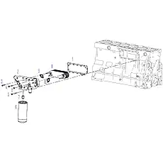 HEXAGON BOLTS WITH FLANGE - SMALL SERIES Q/SC622-M8*55 - Блок «LUBRICATION SYSTEM 1»  (номер на схеме: 3)