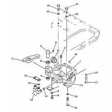 pin dowel - Блок «Усилитель рулевого управления»  (номер на схеме: 16)