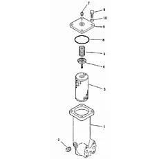 valve - Блок «Масляный фильтр рулевого управления»  (номер на схеме: 4)