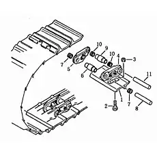 bolt - Блок &laquo;Звено гусеницы (STD TYPE)&raquo;  (номер на схеме: 2)