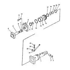Втулка - Блок «гидроцилиндр наклона отвала»  (номер на схеме: 2)