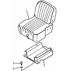 bolt - Блок «OPERATOR’S SEAT»  (номер на схеме: 3)