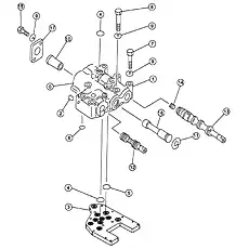 VALVE SEAT - Блок «TRANSMISSION CONTROL VALVE 1»  (номер на схеме: 3)