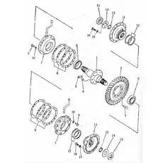 bearing, taper roller - Блок «Коническая передача и вал»  (номер на схеме: 6)