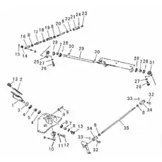 pin cotter 2X16 - Блок «Педаль замедлителя»  (номер на схеме: 33)
