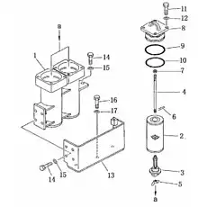 valve ass' y - Блок «Масляный фильтр коробки передач»  (номер на схеме: 3)