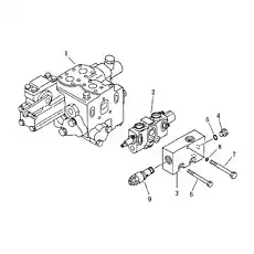 valve - Блок «Клапан управления лезвия»  (номер на схеме: 4)