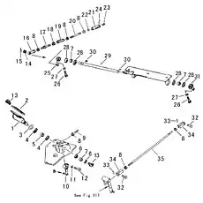pin cotter 2X16 - Блок «Педаль замедлителя»  (номер на схеме: 33)